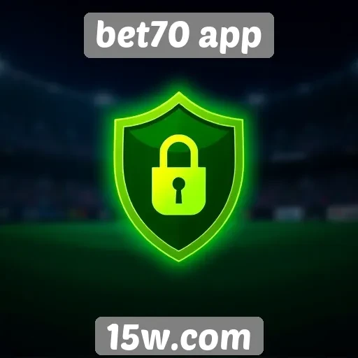 Benefícios da segurança no bet70 app